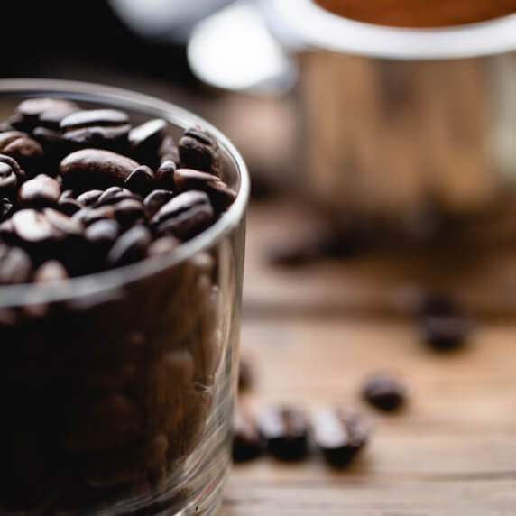 Close-up of coffee beans